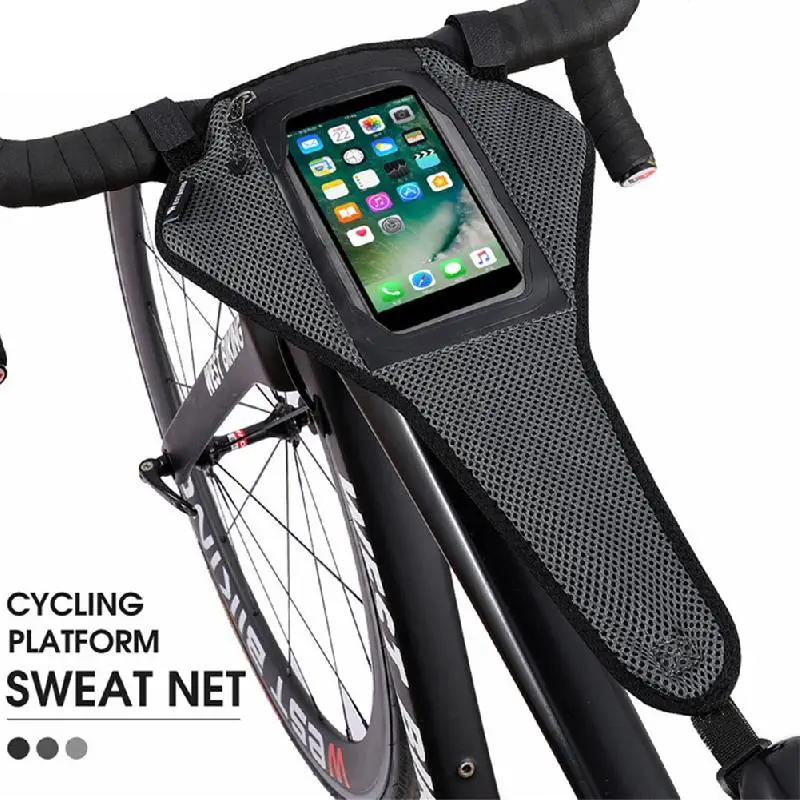 NEW Indoor Cycling Training Frame Sweat Guard Bicycle Trainer Sweatproof Net With Phone Bag Bike Rollers Bicycle Accessories
NEW Indoor Cycling Training Frame Sweat Guard Bicycle Trainer Sweatproof Net With Phone Bag Bike Rollers Bicycle Accessories