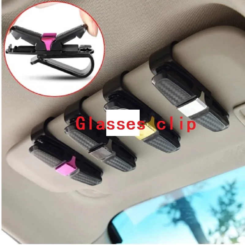 Universal Car Sun Visor Glasses Case Sunglasses Holder Clip Ticket Card Eyeglasses Fastener Holder Car Interior Accessories
Universal Car Sun Visor Glasses Case Sunglasses Holder Clip Ticket Card Eyeglasses Fastener Holder Car Interior Accessories