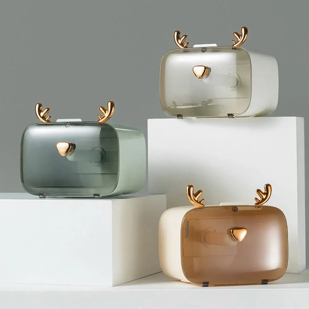 Roll Paper Box Chic Wall-mounted Dustproof Two-way Extraction Bathroom Tissue Box Bathroom Supplies
Roll Paper Box Chic Wall-mounted Dustproof Two-way Extraction Bathroom Tissue Box Bathroom Supplies