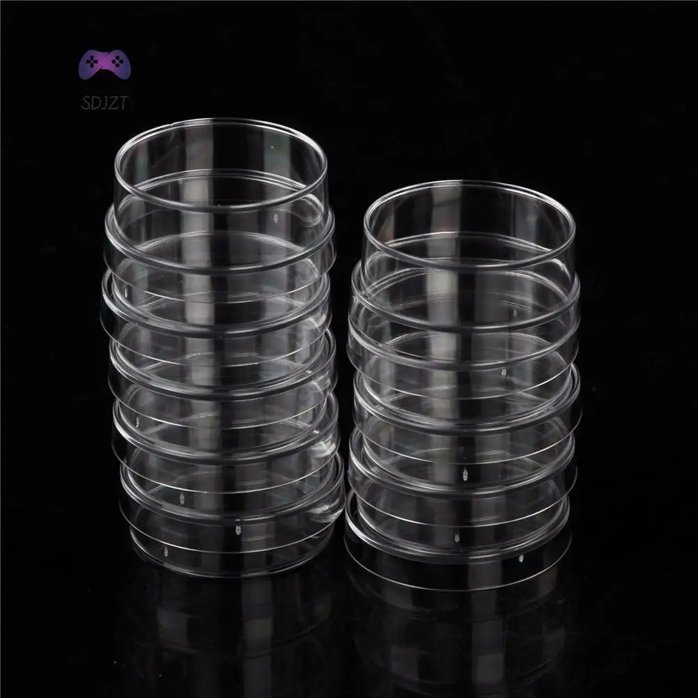 10Pcs Plastic Sterile Petri Dishes Bacteria Culture Dish with Lids 35mm For Laboratory Biological Scientific School Supplies
10Pcs Plastic Sterile Petri Dishes Bacteria Culture Dish with Lids 35mm For Laboratory Biological Scientific School Supplies