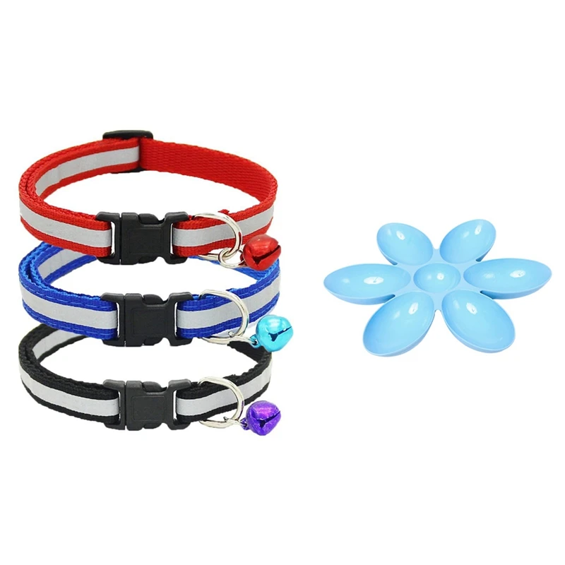 Hot-3PCS Adjustable Reflective Pet Collar Safety Buckle With 6 In 1 Pet Bowls Food Feeder
Hot-3PCS Adjustable Reflective Pet Collar Safety Buckle With 6 In 1 Pet Bowls Food Feeder