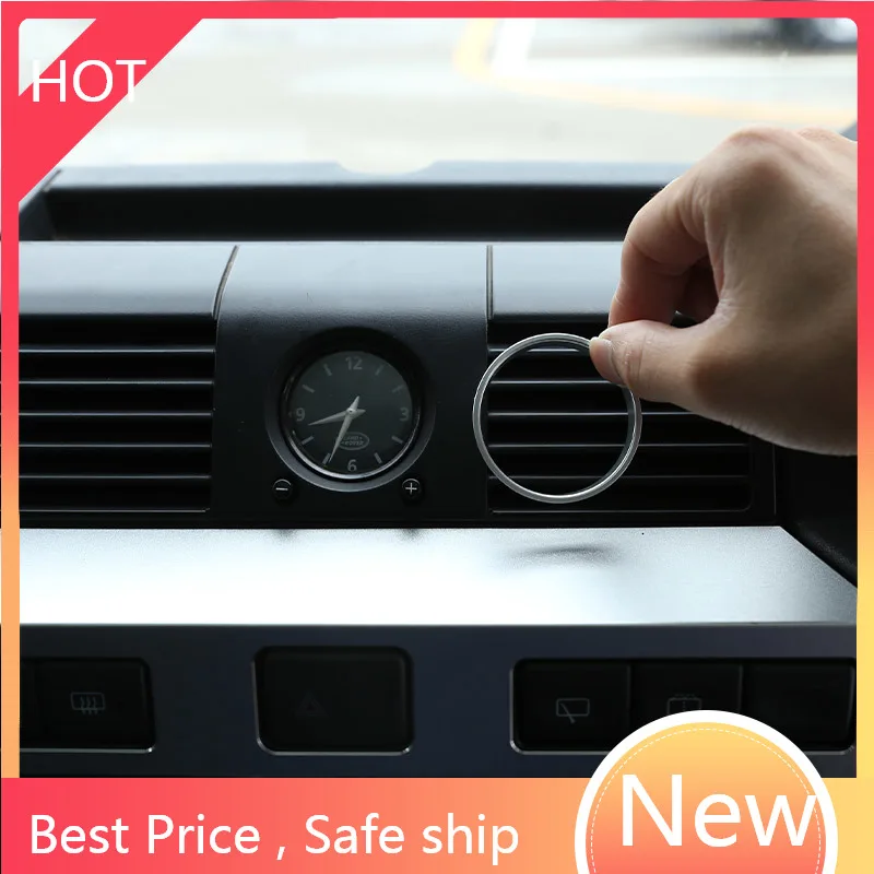 For Land Rover Defender 08-18 Aluminum Alloy Car Central Control Dashboard Center Clock Decoration Ring Sticker Car Accessories
For Land Rover Defender 08-18 Aluminum Alloy Car Central Control Dashboard Center Clock Decoration Ring Sticker Car Accessories