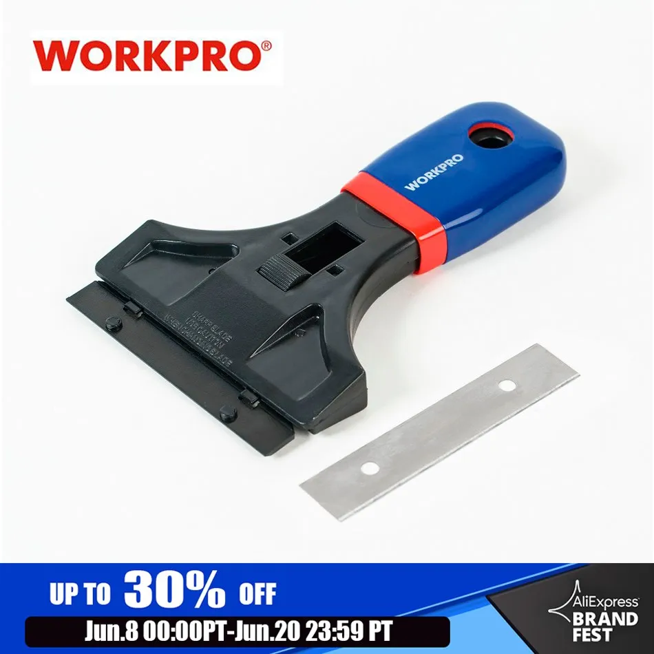 WORKPRO Scraper Blade for Wall Glass Floor Cleaning Dirt Scraping Knife SK5 Blades Convenient Storage
WORKPRO Scraper Blade for Wall Glass Floor Cleaning Dirt Scraping Knife SK5 Blades Convenient Storage