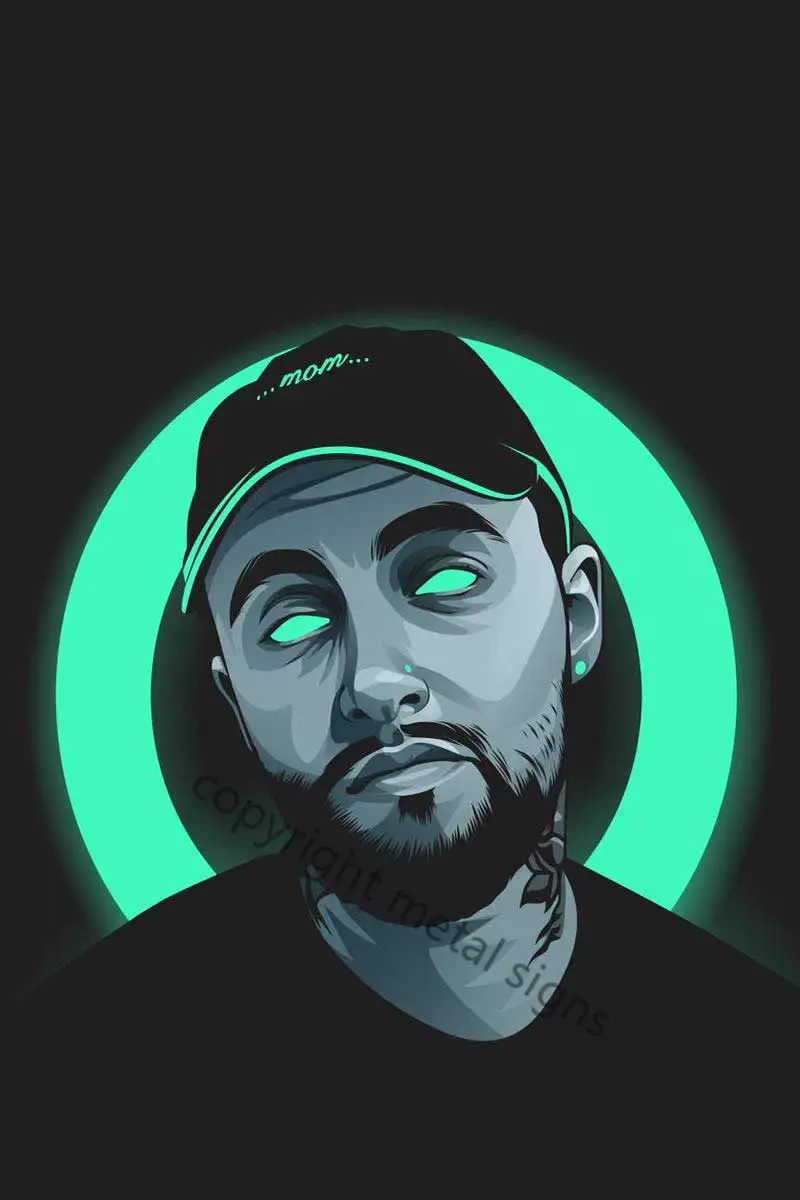 Неоновые зеленые жестяные пластины Mac Miller, Настенный декор, Ретро винтажный металлический знак, жестяная вывеска для дома, клуба, мужская пе...
Неоновые зеленые жестяные пластины Mac Miller, Настенный декор, Ретро винтажный металлический знак, жестяная вывеска для дома, клуба, мужская пе...