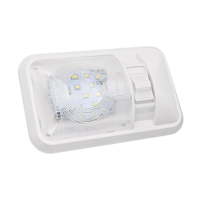 

Светодиодный потолочный светильник 12 В 800LM, однокупольный светильник для лодки, кемпера, прицепа, внутреннего освещения,