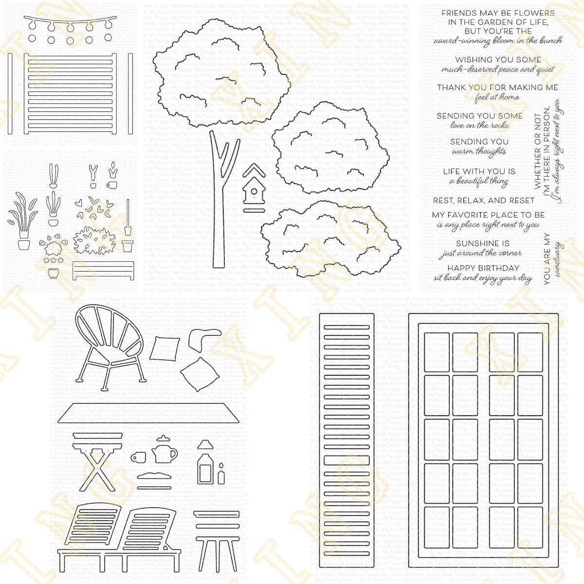 Plants Sentiments Fence Metal Cutting Dies Clear Stamps Scrapbook Diary Secoration Embossing Template DIY Greeting Card Handmade
Plants Sentiments Fence Metal Cutting Dies Clear Stamps Scrapbook Diary Secoration Embossing Template DIY Greeting Card Handmade