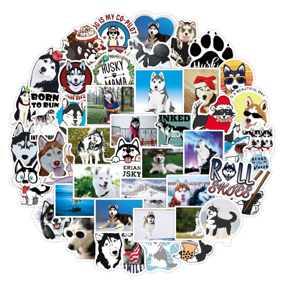 10/30/50PCS Cartoon Animal Cute Pet Husky Dog Graffiti Waterproof Sticker Creative Trend Decoration Refrigerator HelmetWholesale
10/30/50PCS Cartoon Animal Cute Pet Husky Dog Graffiti Waterproof Sticker Creative Trend Decoration Refrigerator HelmetWholesale