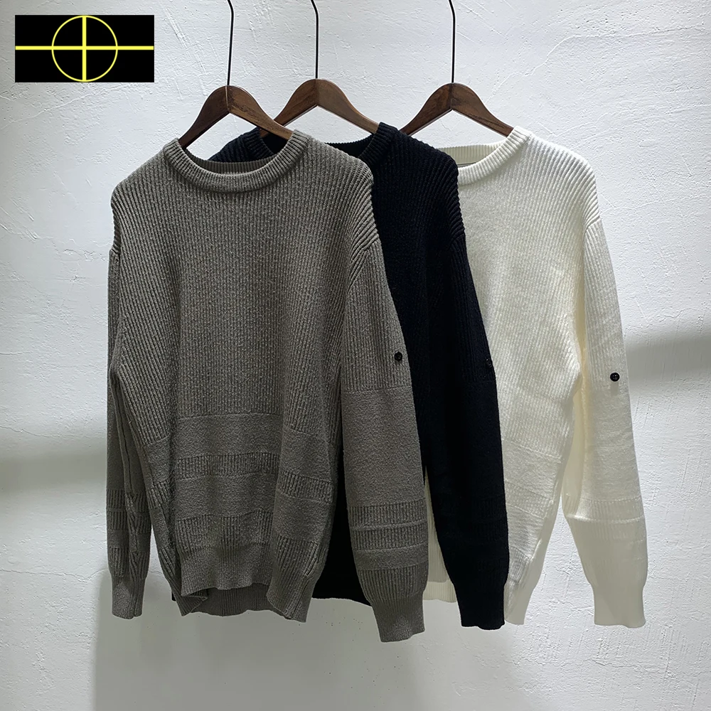 Cross Logo Embroidery Men Casual Sweaters Hiphop Streetwear Striped Crewneck Thick Pullovers
Cross Logo Embroidery Men Casual Sweaters Hiphop Streetwear Striped Crewneck Thick Pullovers