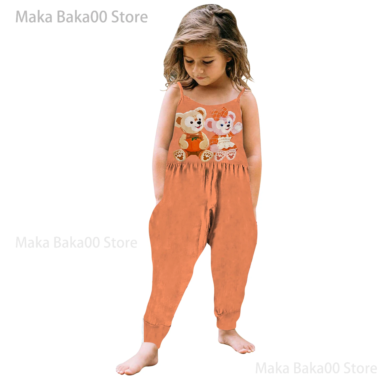2022 Summer Disney Duffy Bear Shirley Mei Children's Clothing New Sling Jumpsuit Girls Toddler Leisure Cartoon Anime Clothing
2022 Summer Disney Duffy Bear Shirley Mei Children's Clothing New Sling Jumpsuit Girls Toddler Leisure Cartoon Anime Clothing