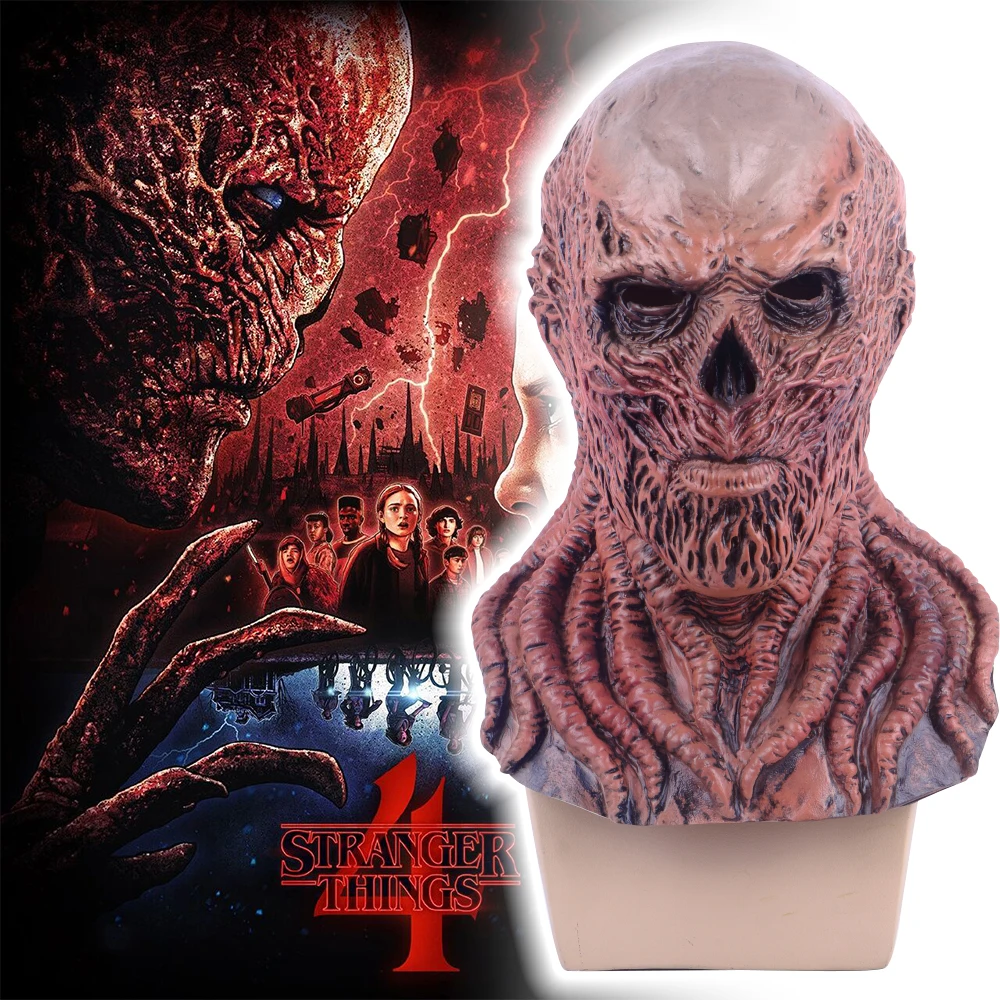 Stranger Things 4 Cosplay Vecna Mask Horror Demon Full Face Helmet Latex Mask Halloween Carnival Party Costume Props Accessories
Stranger Things 4 Cosplay Vecna Mask Horror Demon Full Face Helmet Latex Mask Halloween Carnival Party Costume Props Accessories