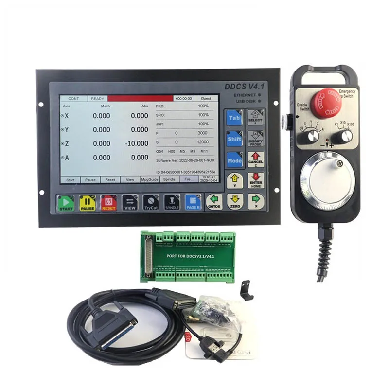 Digital Dream CNC Controller 4 Axis Ddcsv4.1 Touch Probe Edge Finder With 1474Mpg Handwheel & Power For Aluminum CNC Machine
Digital Dream CNC Controller 4 Axis Ddcsv4.1 Touch Probe Edge Finder With 1474Mpg Handwheel & Power For Aluminum CNC Machine