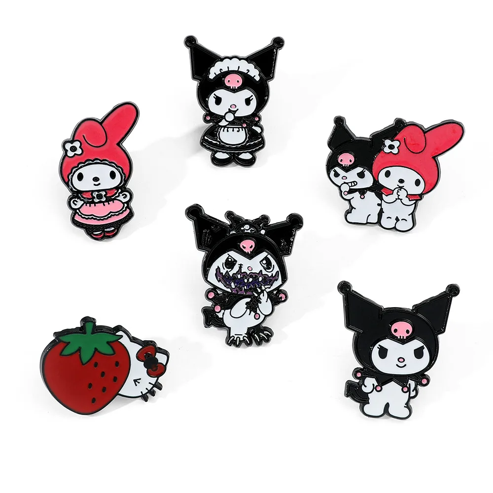 Sanrio Figure Kuromi Brooch Cute Cartoon Character Skull Brooch Metal Badge Enamel Badge Pin Paint Brooch Cartoon Brooch Movie
Sanrio Figure Kuromi Brooch Cute Cartoon Character Skull Brooch Metal Badge Enamel Badge Pin Paint Brooch Cartoon Brooch Movie