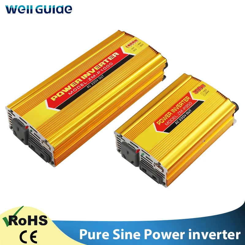 Power Inverter 24V 220V 1000W 2500W 3000W DC 24V To AC 220V Pure Sine Wave Voltage Converter Power Car Micro Inverter with USB
Power Inverter 24V 220V 1000W 2500W 3000W DC 24V To AC 220V Pure Sine Wave Voltage Converter Power Car Micro Inverter with USB