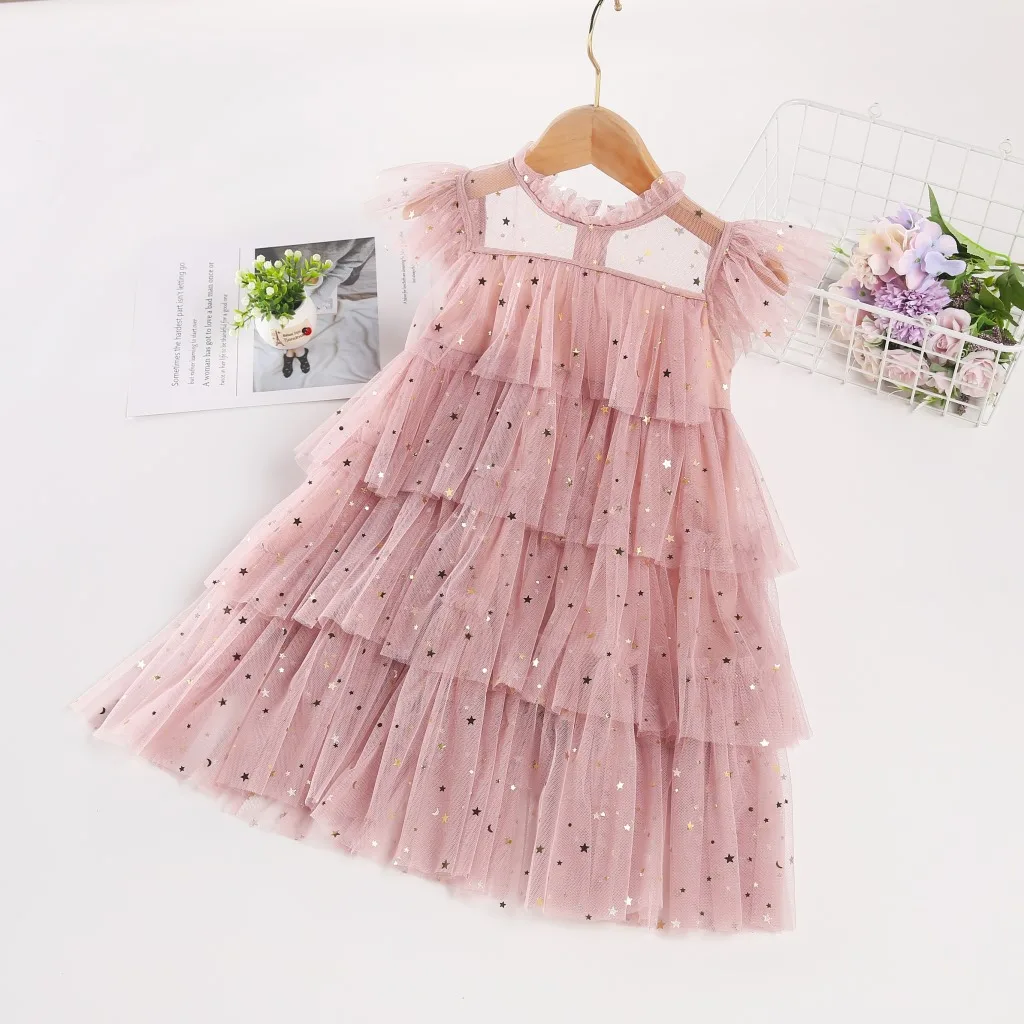 Sequined Flower Girl Ball Gown Toddlers Girl Dresses Sweet Pink Dress Girl Summer Short Sleeve Children Vestido
Sequined Flower Girl Ball Gown Toddlers Girl Dresses Sweet Pink Dress Girl Summer Short Sleeve Children Vestido
