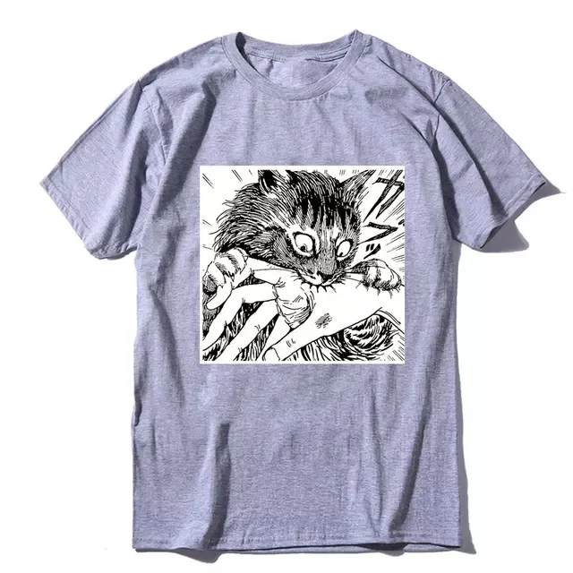 NEW IN Clothes Junji Ito Print Man's T-shirt Harajuku Short sleeve Streetwear Aesthetic Clothes Anime Shirt Cotton 90s Black
NEW IN Clothes Junji Ito Print Man's T-shirt Harajuku Short sleeve Streetwear Aesthetic Clothes Anime Shirt Cotton 90s Black