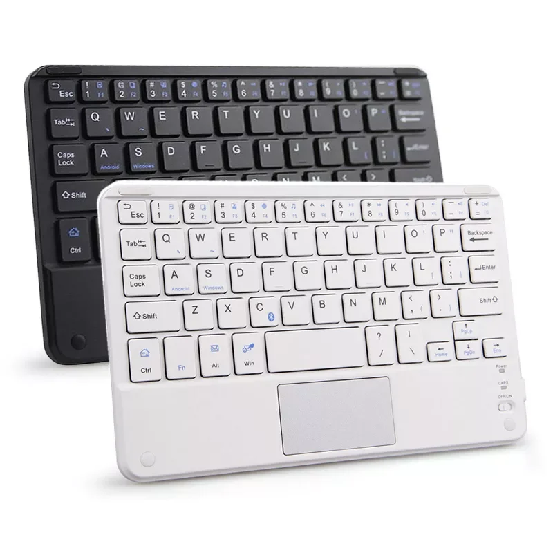 Keyboard With Touchpad Rechargable With USB Cable For PC Laptop Fingerboard New Wireless Keyboard Bluetooth-compatible 
Keyboard With Touchpad Rechargable With USB Cable For PC Laptop Fingerboard New Wireless Keyboard Bluetooth-compatible