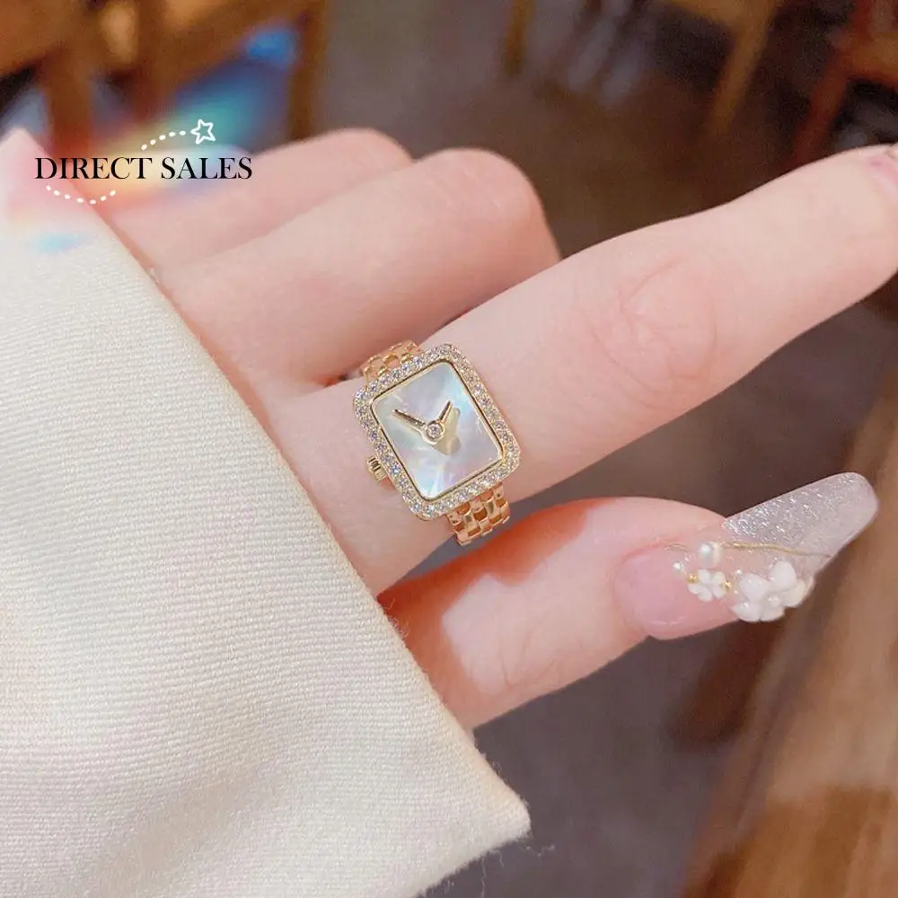 Zircon Ring For Women Delicate Square Watch Shape Delicate Square Watch Shape Ring Personality Opening Ring Girl Fashion Jewelry
Zircon Ring For Women Delicate Square Watch Shape Delicate Square Watch Shape Ring Personality Opening Ring Girl Fashion Jewelry