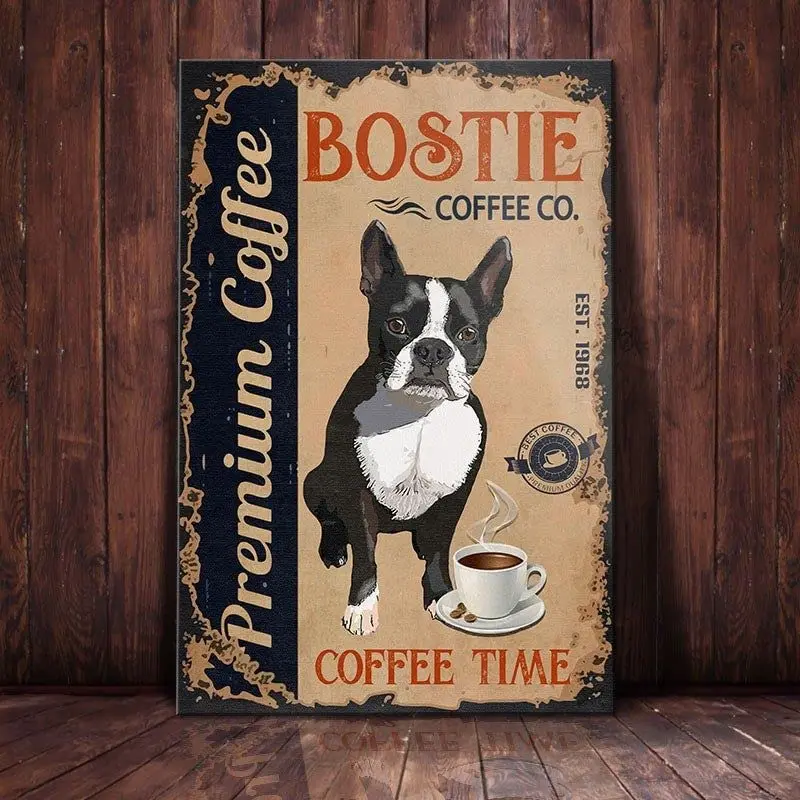 Metal Signs Boston Terrier Dog Coffee Co Signs Vintage Signs Retro Aluminum Sign for Home Cafe Kitchen
Metal Signs Boston Terrier Dog Coffee Co Signs Vintage Signs Retro Aluminum Sign for Home Cafe Kitchen
