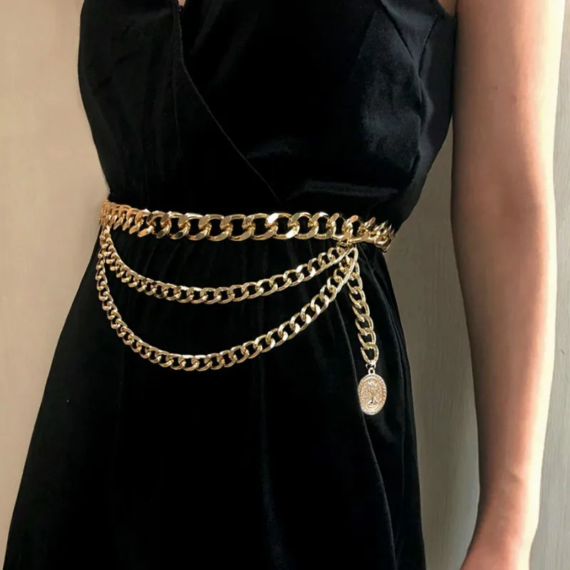 Tassel Gold Chain Belt For Women Dresses Designer Brand Luxury Punk Fringe Silver Waist Belts Female Metal Golden Dress Belt
Tassel Gold Chain Belt For Women Dresses Designer Brand Luxury Punk Fringe Silver Waist Belts Female Metal Golden Dress Belt