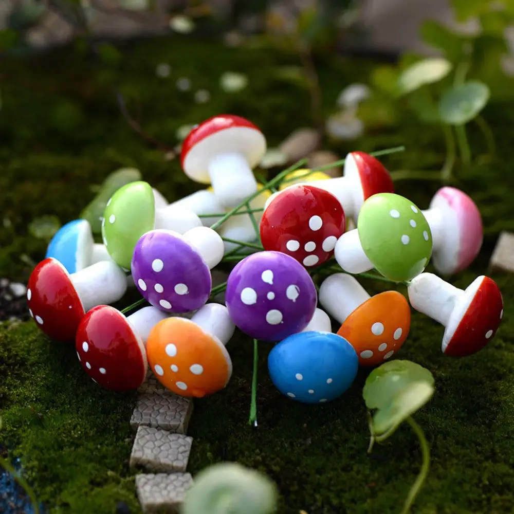 10 Pack Mini Mushrooms DIY Craft Garden Decor Colorful Micro Landscape Potted Bonsai Decorative Accessories Ornaments
10 Pack Mini Mushrooms DIY Craft Garden Decor Colorful Micro Landscape Potted Bonsai Decorative Accessories Ornaments