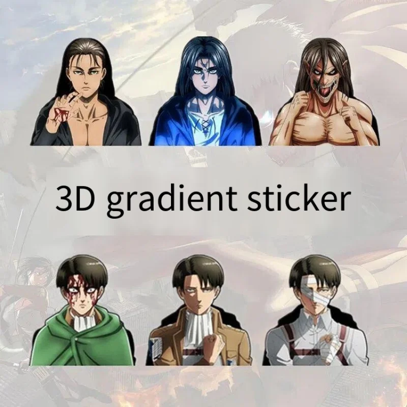 Attack On Titan car stickers 3d three-dimensional sticker Eren Jaeger Mikasa·Ackerman 3d hanging painting gradient Anime sticker
Attack On Titan car stickers 3d three-dimensional sticker Eren Jaeger Mikasa·Ackerman 3d hanging painting gradient Anime sticker