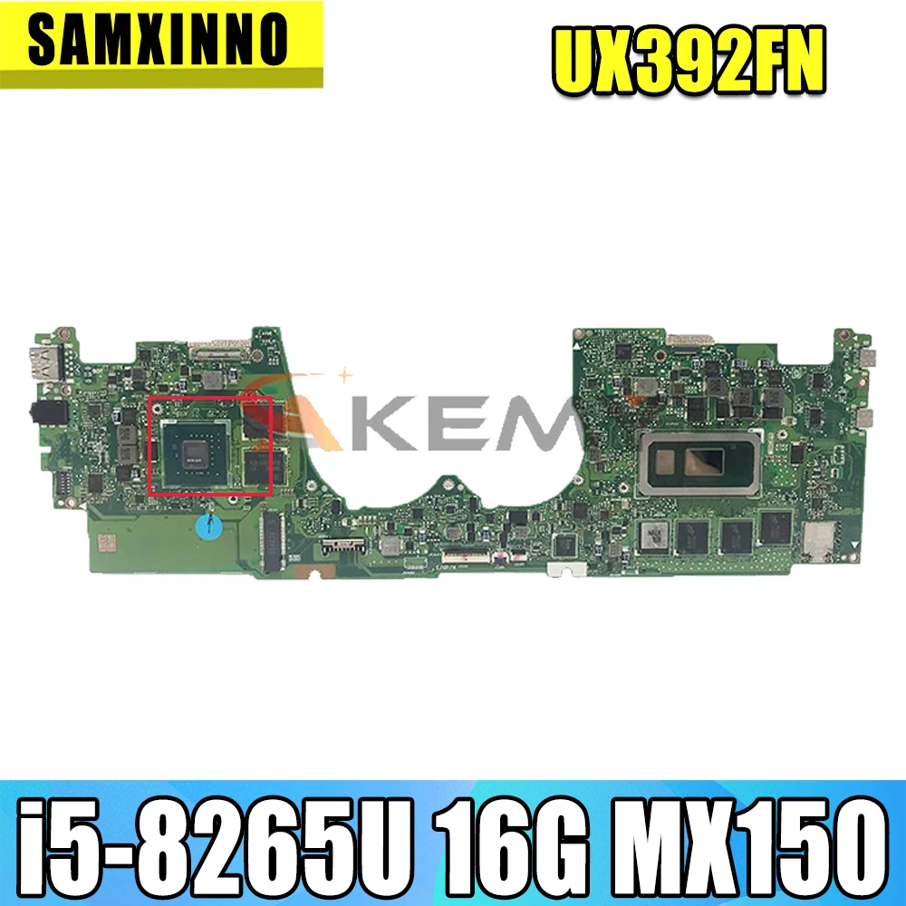 Материнская плата для ноутбука ASUS ZenBook S13 Zenbook S13 UX392FN-SP8509T UX392FN UX392F UX392, материнская плата с i5-8265U 16G MX150
Материнская плата для ноутбука ASUS ZenBook S13 Zenbook S13 UX392FN-SP8509T UX392FN UX392F UX392, материнская плата с i5-8265U 16G MX150