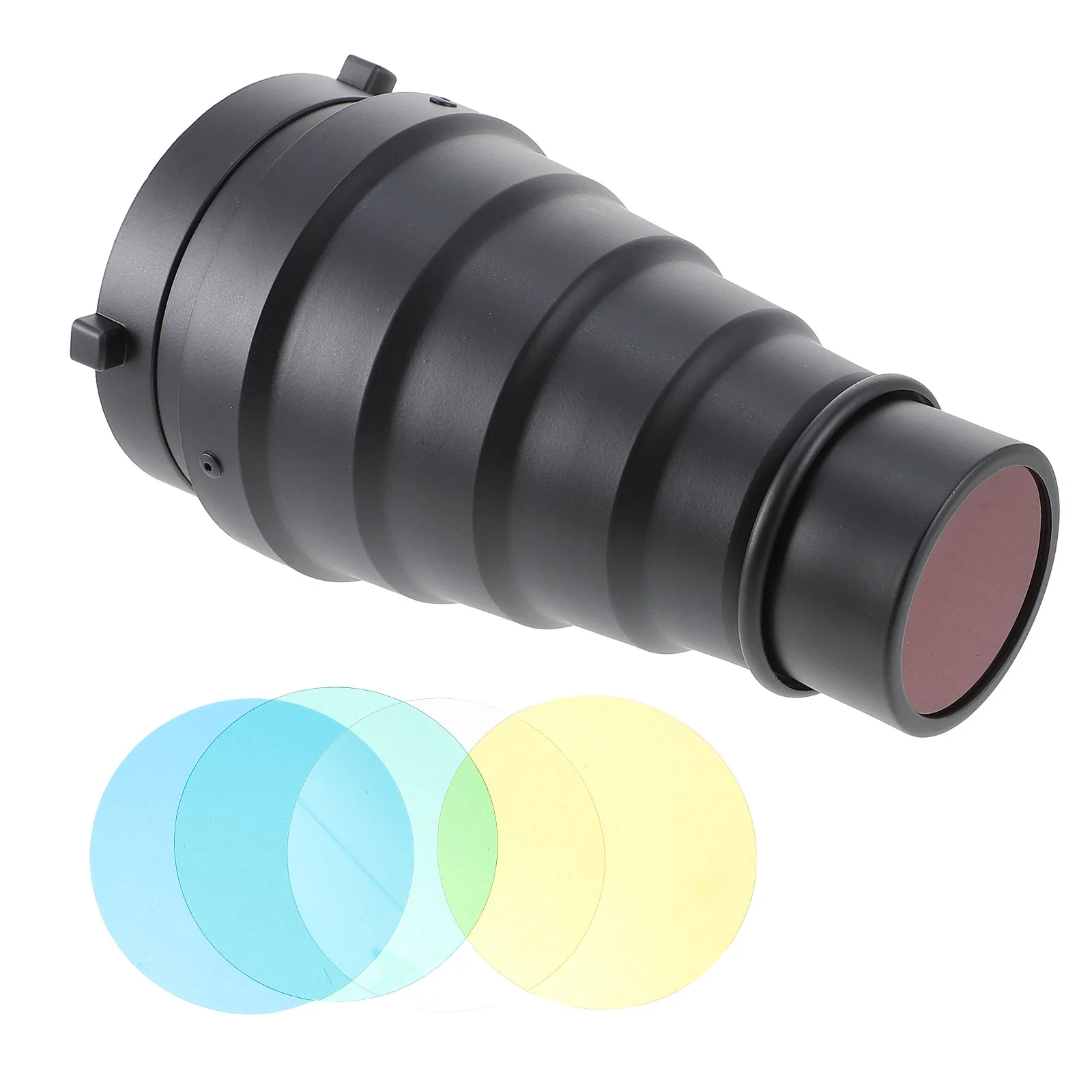1 Set Aluminium Alloy Snoot Kit Photography Snoot Honeycomb Grid and Color Filters
1 Set Aluminium Alloy Snoot Kit Photography Snoot Honeycomb Grid and Color Filters