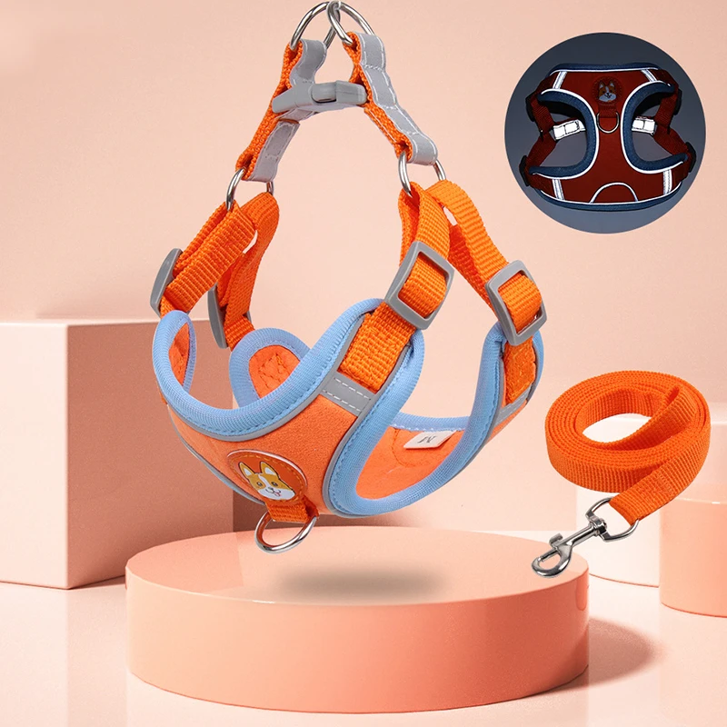 New pet chest strap for outdoor walking puppy chest strap for night reflective dog leash pet supplies
New pet chest strap for outdoor walking puppy chest strap for night reflective dog leash pet supplies
