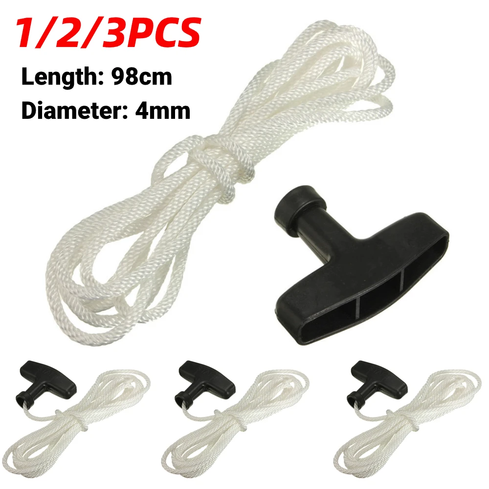 1-3pcs 4mm Universal Lawnmowers Pull Handle Starter Start Cord Line Rope Petrol Lawnmower Engine Handle Drawstring
1-3pcs 4mm Universal Lawnmowers Pull Handle Starter Start Cord Line Rope Petrol Lawnmower Engine Handle Drawstring
