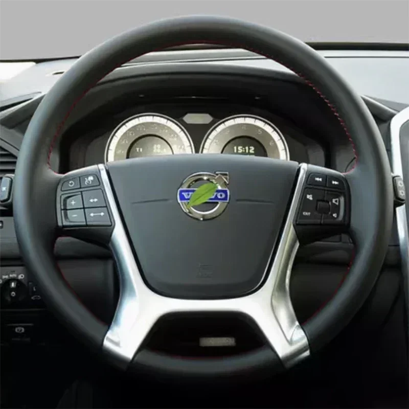 Индивидуальный чехол на руль автомобиля с ручным шитьем для Volvo Old Model XC60 XC90 S60 S80 S90, автомобильные аксессуары из натуральной кожи
Индивидуальный чехол на руль автомобиля с ручным шитьем для Volvo Old Model XC60 XC90 S60 S80 S90, автомобильные аксессуары из натуральной кожи