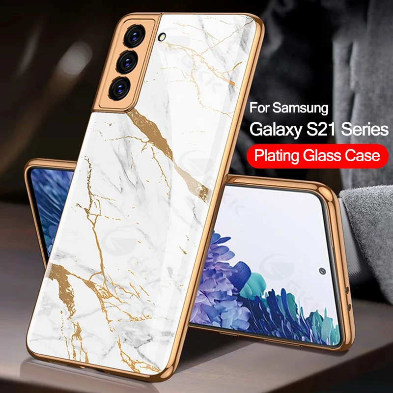 GKK стеклянный чехол с покрытием для Samsung Galaxy S21 Plus, ультрароскошный мягкий чехол с узором для Samsung Galaxy S21 Plus Ultra, чехол
GKK стеклянный чехол с покрытием для Samsung Galaxy S21 Plus, ультрароскошный мягкий чехол с узором для Samsung Galaxy S21 Plus Ultra, чехол