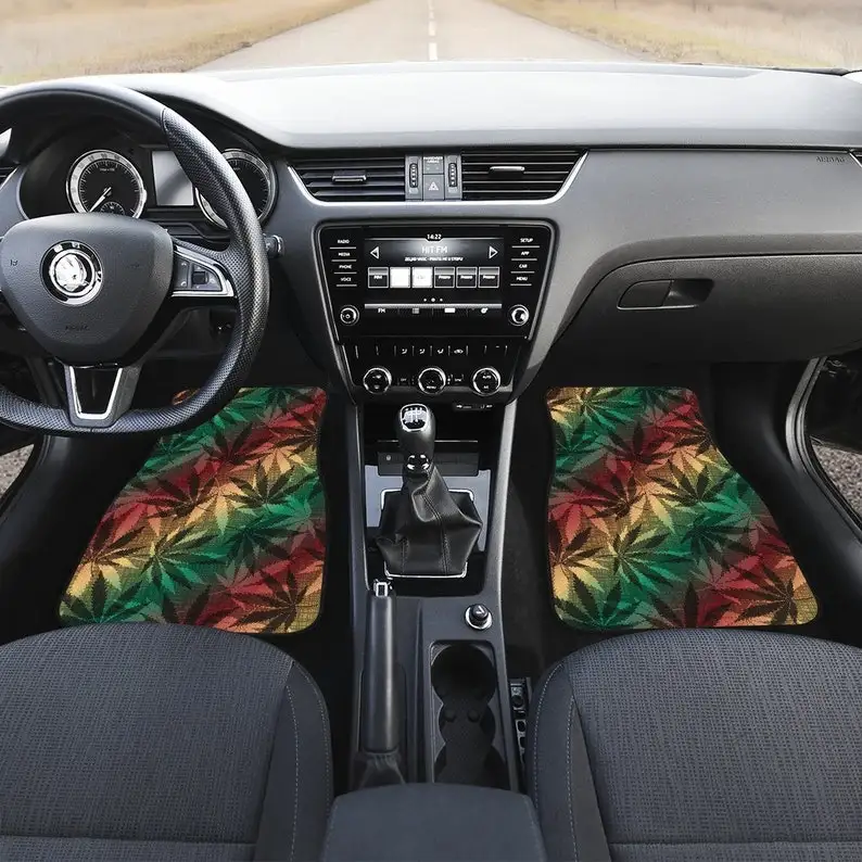 Colorful Red Peach Green Weed Leaves Floral Flowers Car Floor Mats Set, Front and Back Floor Mats for Car, Car Accessories
Colorful Red Peach Green Weed Leaves Floral Flowers Car Floor Mats Set, Front and Back Floor Mats for Car, Car Accessories
