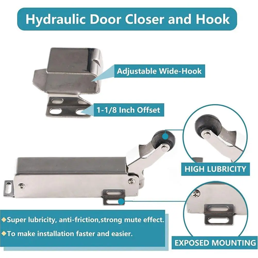 Door Closer Kit Stainless Steel Hydraulic Freezer Door Hook With Cooler Catch Closer Freezer Automatic Door Closer F1L9
Door Closer Kit Stainless Steel Hydraulic Freezer Door Hook With Cooler Catch Closer Freezer Automatic Door Closer F1L9