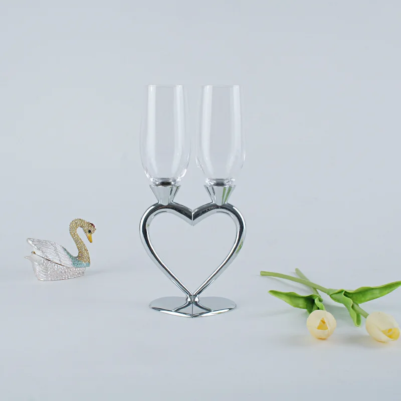 Heart-shaped Crystal Champagne Set Pair Glass Wedding Gift Party Glass Crystal Glass Bar Supplies Goblet Wine Glasses
Heart-shaped Crystal Champagne Set Pair Glass Wedding Gift Party Glass Crystal Glass Bar Supplies Goblet Wine Glasses