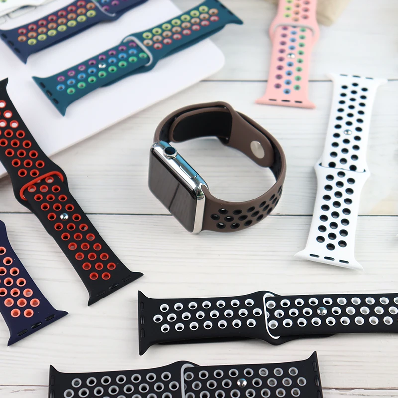 Silicone Bracelet For Apple Watch band 45mm 40mm 44mm 41mm 42mm 38mm correa sport band iWatch series 3 6 SE 7 8 ultra 49mm strap
Silicone Bracelet For Apple Watch band 45mm 40mm 44mm 41mm 42mm 38mm correa sport band iWatch series 3 6 SE 7 8 ultra 49mm strap