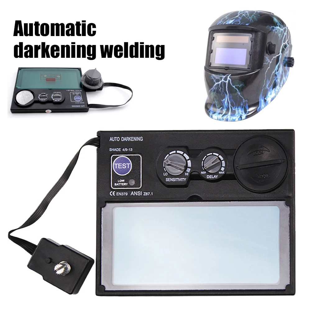 Solar Auto Darkening Welding Lens /Polish Mask/Helmet/Welder Cap/Welding Lens/Eyes Mask for Welding Machine/ PlasmaCuting Tool
Solar Auto Darkening Welding Lens /Polish Mask/Helmet/Welder Cap/Welding Lens/Eyes Mask for Welding Machine/ PlasmaCuting Tool