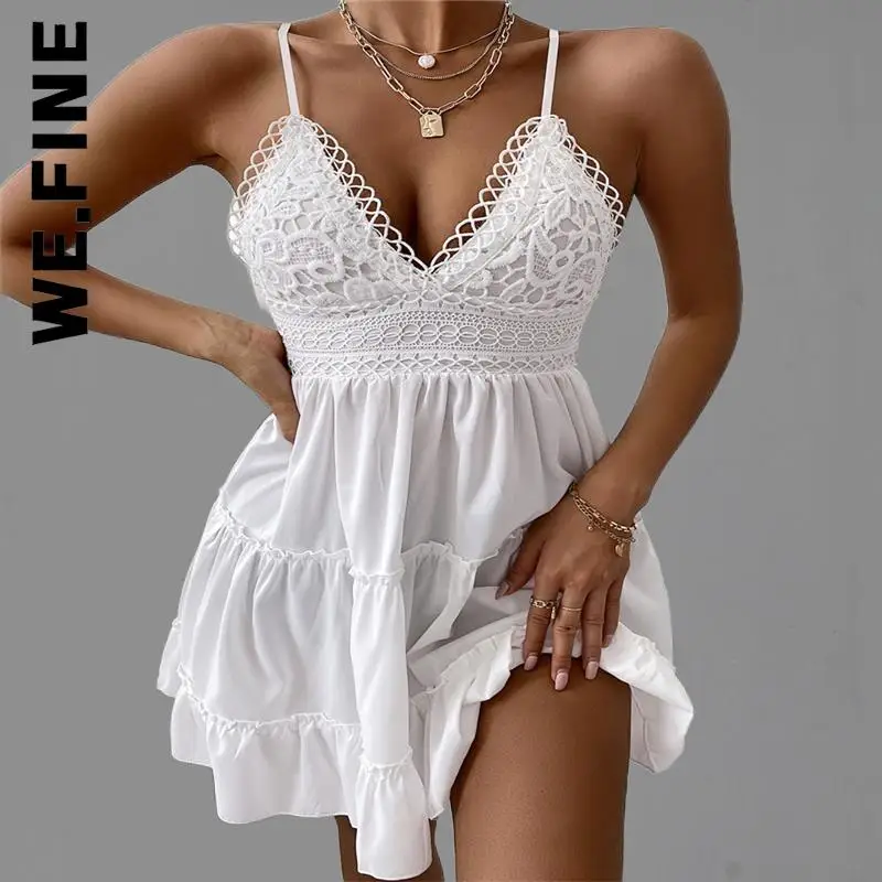 We.Fine Dress Fashion Women Vintage V-Neck Backless Tied Braces Short Dress All-Match Female Vestidos Dress Woman
We.Fine Dress Fashion Women Vintage V-Neck Backless Tied Braces Short Dress All-Match Female Vestidos Dress Woman