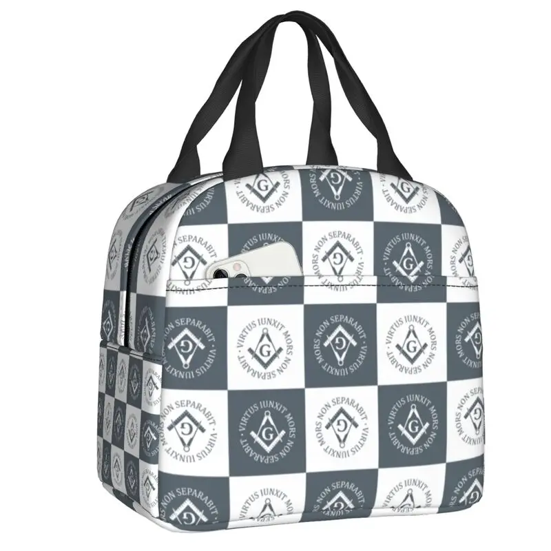 Freemasonry Sign Insulated Lunch Tote Bag for Women Masonic Portable Thermal Cooler Food Lunch Box Work School Travel
Freemasonry Sign Insulated Lunch Tote Bag for Women Masonic Portable Thermal Cooler Food Lunch Box Work School Travel