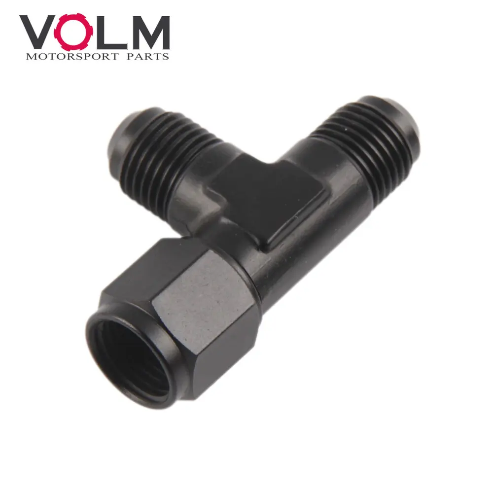 Aluminum Flare Tee Fitting AN6 AN8 AN10 Male With 6 8 10 AN Female Swivel On Side Adaptor Black
Aluminum Flare Tee Fitting AN6 AN8 AN10 Male With 6 8 10 AN Female Swivel On Side Adaptor Black