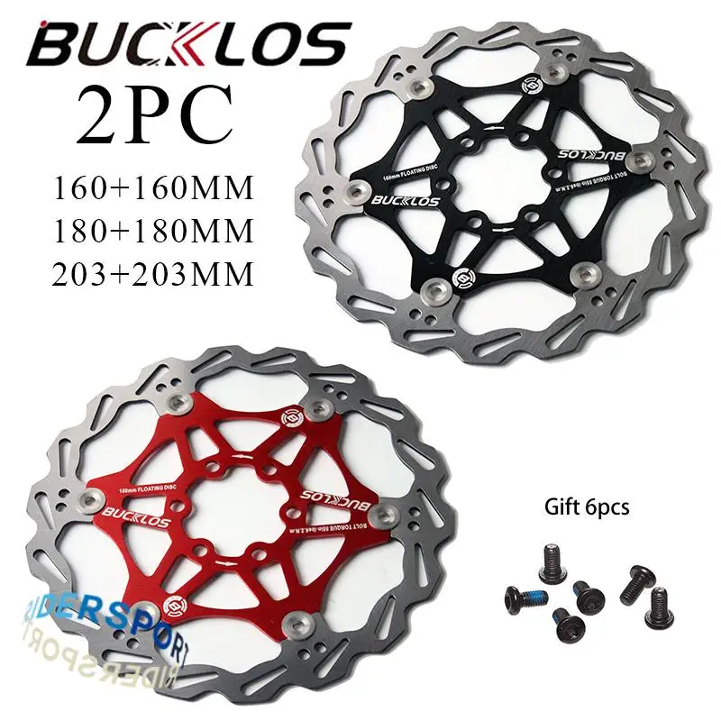 Mtb RotorsStainless Part 2PC Bicycle Disc Brake 160/180/203 bike Bike Brake Rotor Steel Mountain Floating Rotors
Mtb RotorsStainless Part 2PC Bicycle Disc Brake 160/180/203 bike Bike Brake Rotor Steel Mountain Floating Rotors