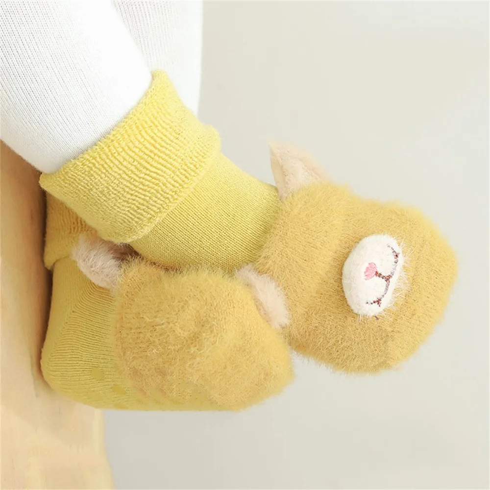Cartoon Animal Baby Floor Socks Thicken Fluffy Anti Slip CottonSoft Comfortable for Newborn Infant Toddler Winter Warm Socks
Cartoon Animal Baby Floor Socks Thicken Fluffy Anti Slip CottonSoft Comfortable for Newborn Infant Toddler Winter Warm Socks
