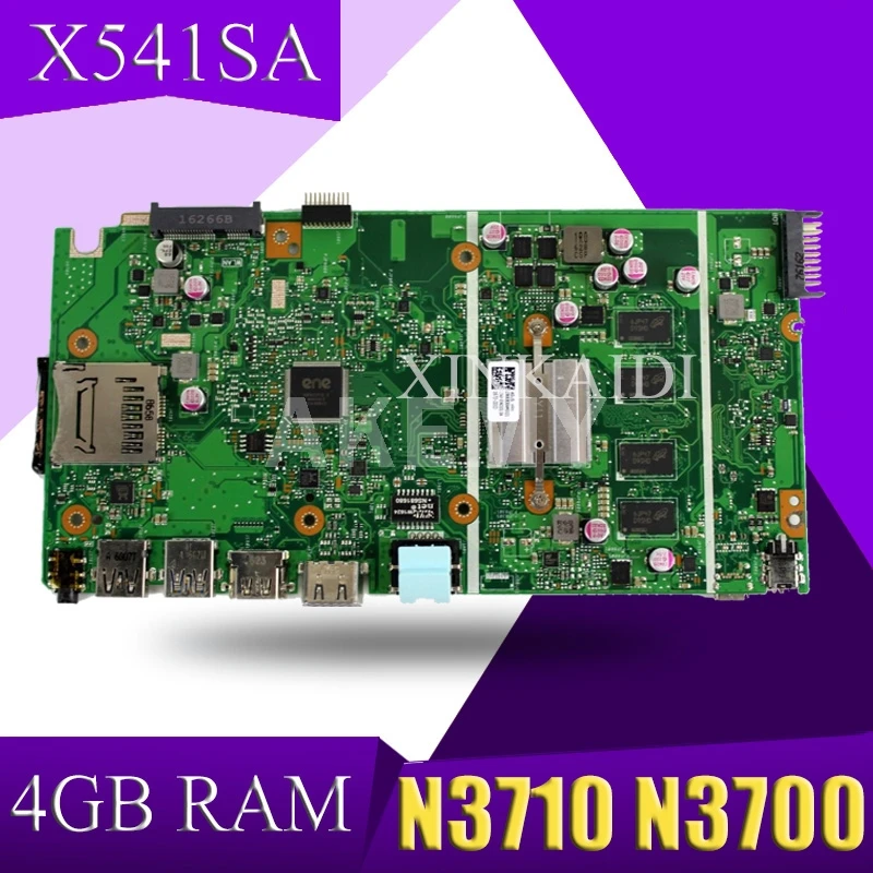 Материнская плата XinKaidi X541SA для ASUS X541 X541S X541SA, материнская плата для ноутбука X541SA, тест материнской платы ок N3710 N3700, процессор 4 Гб ОЗУ
Материнская плата XinKaidi X541SA для ASUS X541 X541S X541SA, материнская плата для ноутбука X541SA, тест материнской платы ок N3710 N3700, процессор 4 Гб ОЗУ