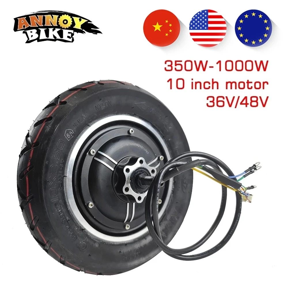 10 inch 48v1000w hub motor with tyre with waterproof wires + disc brake and caliper
10 inch 48v1000w hub motor with tyre with waterproof wires + disc brake and caliper