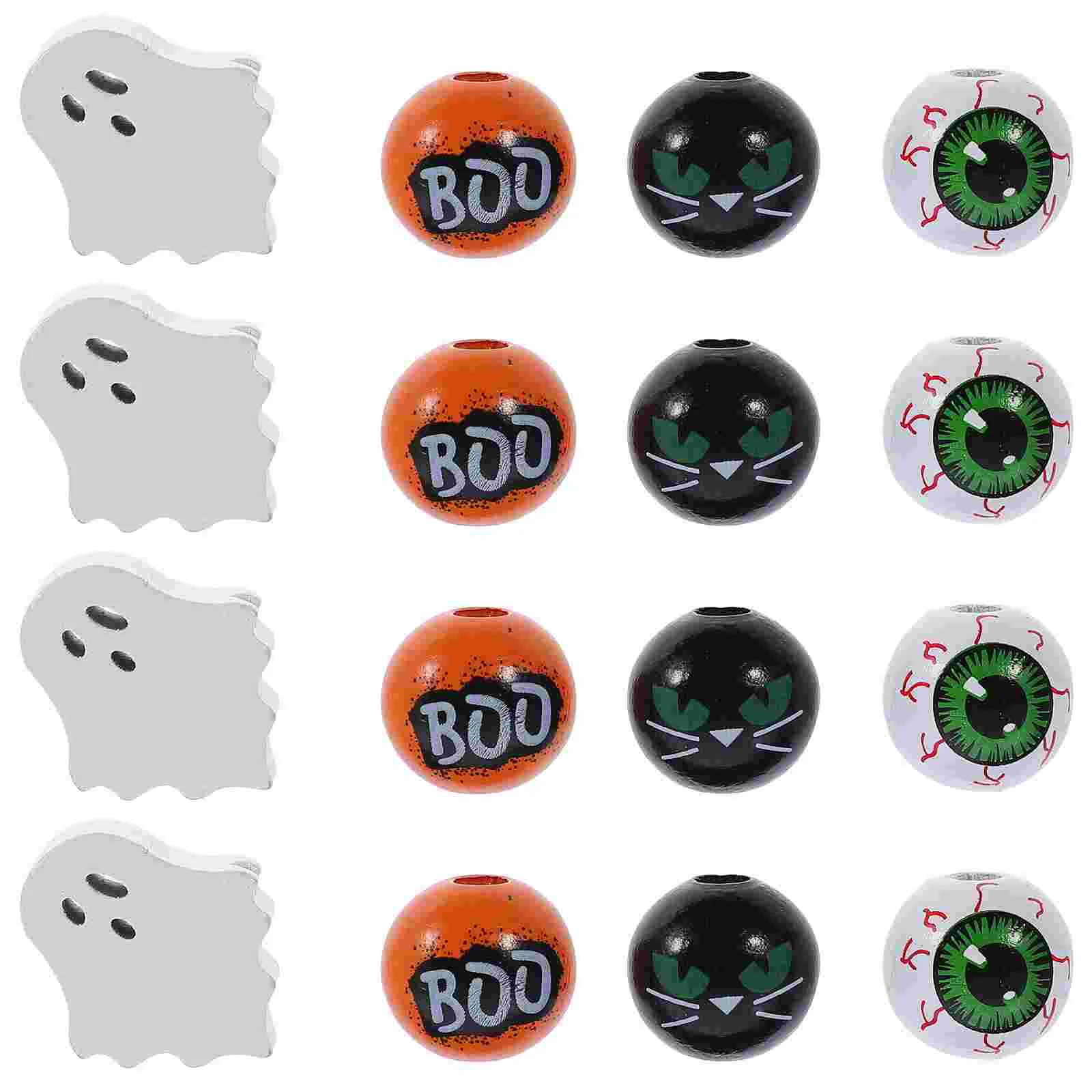 40 Pcs Halloween Diy Wood Beads Halloween Wood Loose Jewelry Accessories Charms Craft
40 Pcs Halloween Diy Wood Beads Halloween Wood Loose Jewelry Accessories Charms Craft
