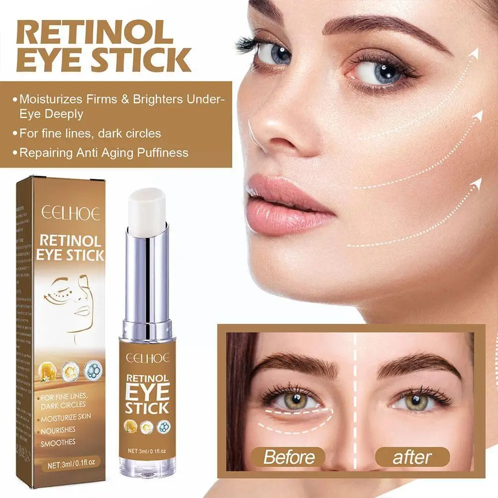 3ml Retinol Eye Cream Stick Firming Anti-aging Wrinkle For Dark Circles Puffiness Whiten Moisturizing Skin Care C4H3
3ml Retinol Eye Cream Stick Firming Anti-aging Wrinkle For Dark Circles Puffiness Whiten Moisturizing Skin Care C4H3