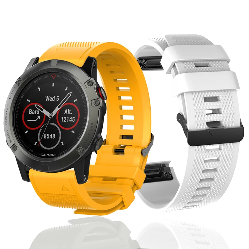 26mm Silicone Quick fit Strap For Garmin Enduro Watch Band Fenix 6X Pro 5X Plus/TACTIX DELTA/MK2i/MK2/MK1 Watchband Fenix 7X
26mm Silicone Quick fit Strap For Garmin Enduro Watch Band Fenix 6X Pro 5X Plus/TACTIX DELTA/MK2i/MK2/MK1 Watchband Fenix 7X