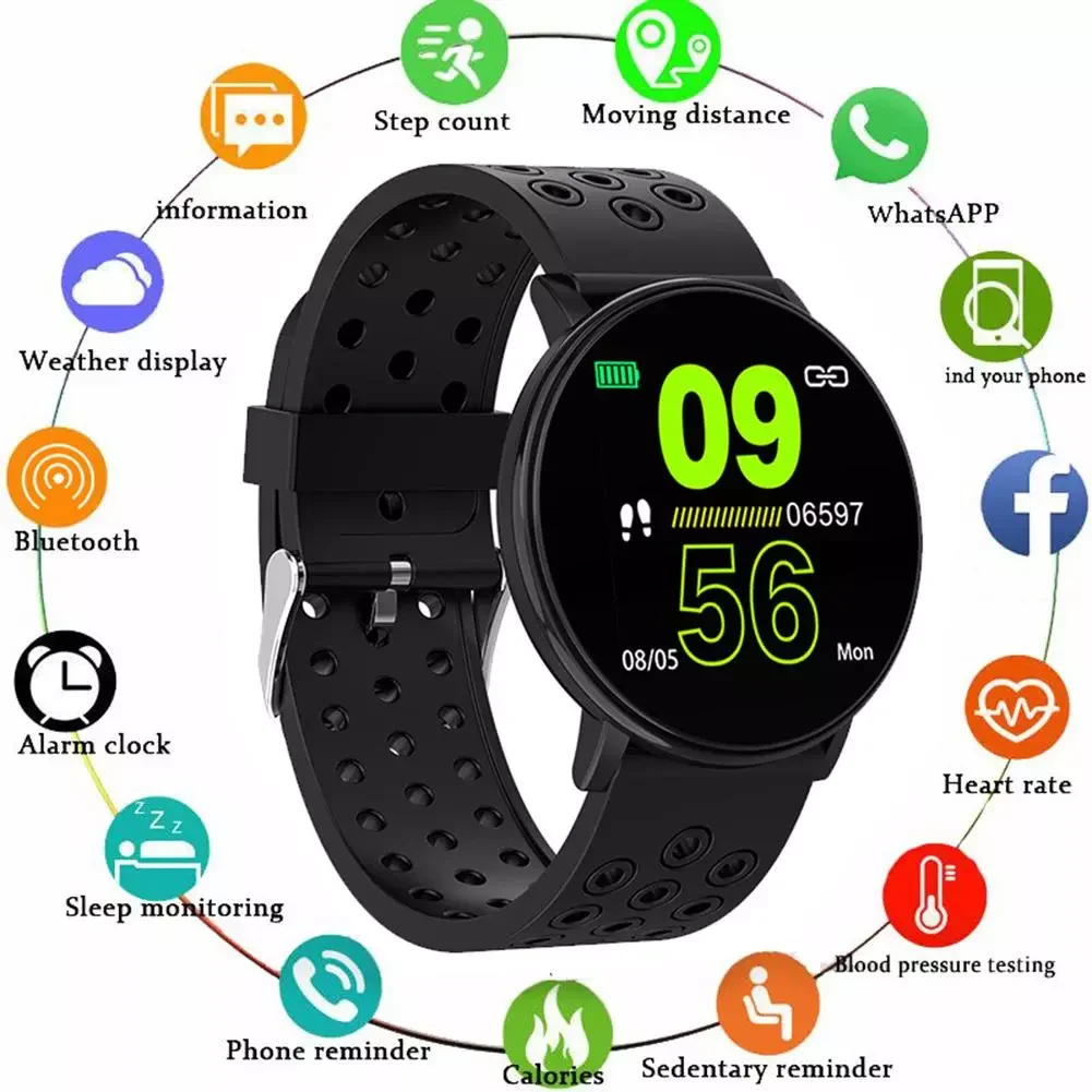 Waterproof Smart Bracelet Watch Blood Pressure Monitor Fitness Bracelet Smart Watch Heart Rate Monitor Smart Wristband Tracker
Waterproof Smart Bracelet Watch Blood Pressure Monitor Fitness Bracelet Smart Watch Heart Rate Monitor Smart Wristband Tracker