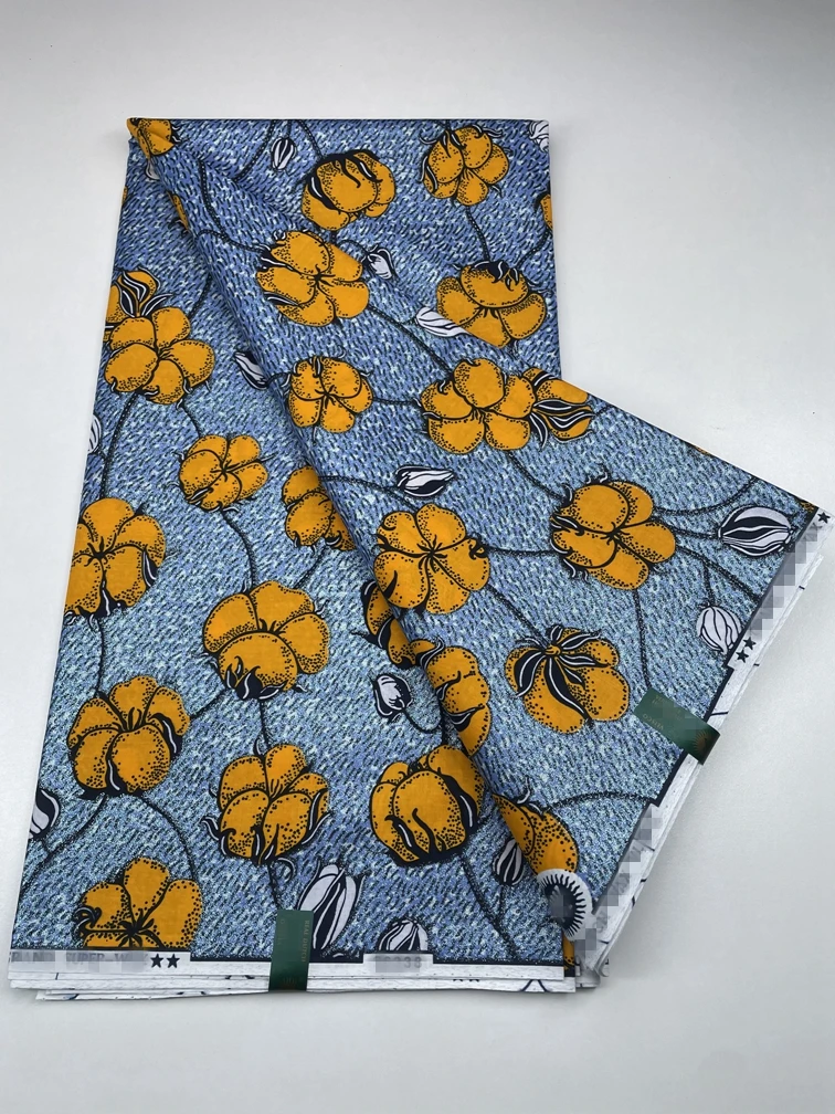 2022 Factory Price Ghana Fashion African Ankara Grand Glitter Glam Cotton Real Golden Print Wax Material 6Yards Sewing For Dress
2022 Factory Price Ghana Fashion African Ankara Grand Glitter Glam Cotton Real Golden Print Wax Material 6Yards Sewing For Dress