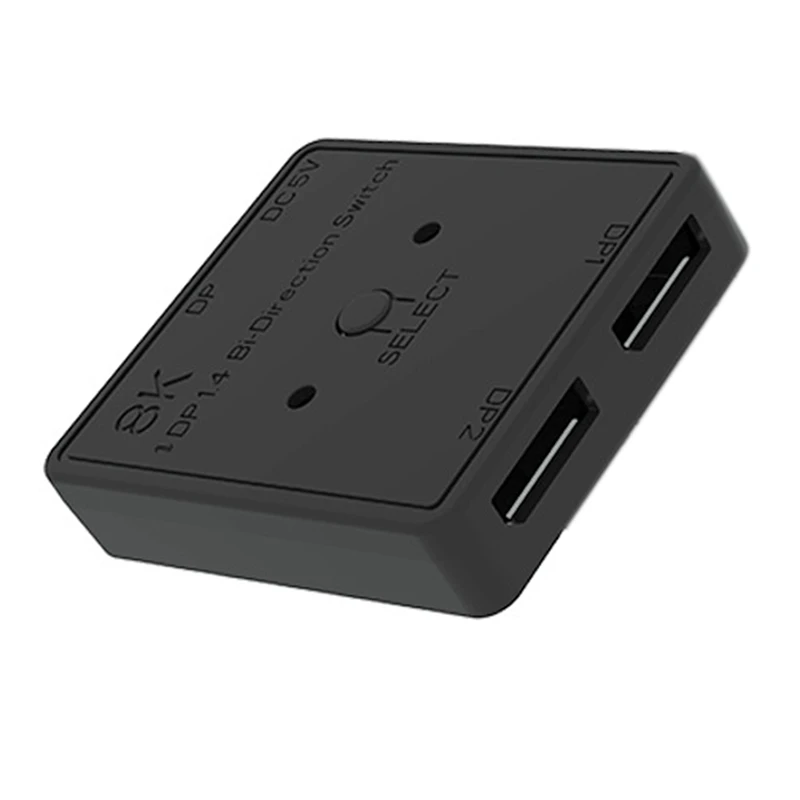 DP Converter 8K 60HZ High-Definition Display 1 Into 2 2 Into 1 Switch Conversion Computer Two-Way Converter
DP Converter 8K 60HZ High-Definition Display 1 Into 2 2 Into 1 Switch Conversion Computer Two-Way Converter