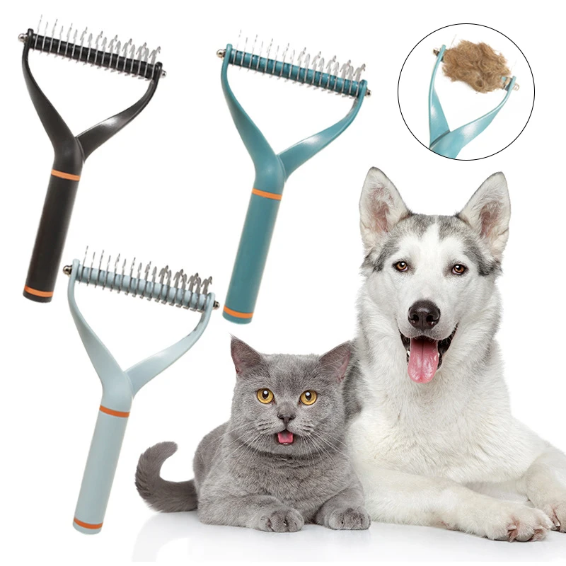 Solid Color Pet Knot Comb Y-shaped Comb Beauty Hair Removal Brush Comb Convenient Comfortable Durable Strong
Solid Color Pet Knot Comb Y-shaped Comb Beauty Hair Removal Brush Comb Convenient Comfortable Durable Strong